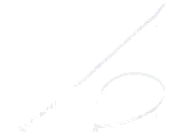 Kabelbinder; L: 292mm; W: 4,8mm; polyamide; 222N; natuurlijk Kabelbinder; L: 292mm; W: 4,8mm; polyamide; 222N; natuurlijk